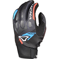 Gants Macna Trace Noir Bleu Rouge