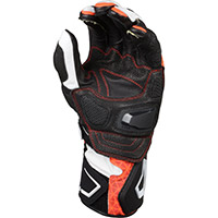 Guantes Macna Track R naranja negro blanco