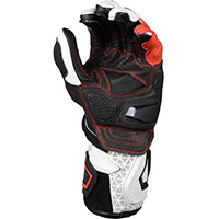 Macna Track R Gloves White Black Red - 2