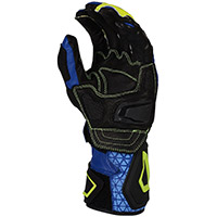 Gants Macna Track R Bleu Noir Jaune