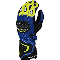 Guantes Macna Track R naranja negro blanco