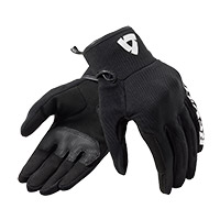 Guantes Dama Revit Access negro blanco