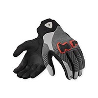 Rev'it Kinetic 2 Gloves Grey Red