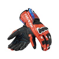 Rev'it Quantum 3 Gloves Red Blue