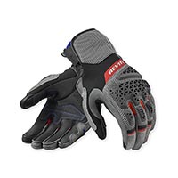 Rev'it Sand 5 Gloves Grey Red
