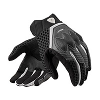 Guantes Rev'it Veloz negro blanco