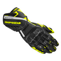 Spidi Carbo 5 Leather Glove Yellow