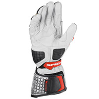 Guantes Spidi Carbo Kangaroo negro rojo