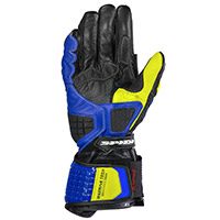 Spidi Carbo Track Evo Handschuhe blau gelb - 3