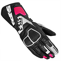 Guantes de cuero Dama Spidi STS-3 rosado