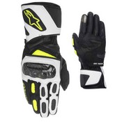 ALPINESTARS SP-2 LEDERHANDSCHUH weiß