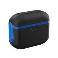 Funda Quad Lock AirPods 4 negro azul