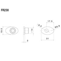 Rizoma Mounting Kit For Front Turn Signals Ktm Duke