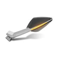 Db Race Blade Specchietti Panigale V4/v2 Grigio Opaco Nero