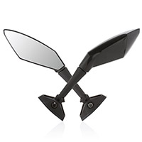 Coppia Specchi Chaft Extrem Fairing Nero