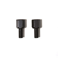 Coppia Adattatori Specchi Chaft 10/8 Nero