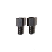 Coppia Adattatori Specchi Chaft 10/10 Nero