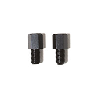 Coppia Adattatori Specchi Chaft 10/10 Yamaha Nero