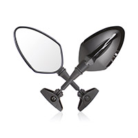 Coppia Specchi Chaft Story Fairing Nero