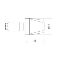 Cnc RacingCM236Bルックハンドルバーウェイトブラック