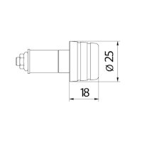 Cnc Racing Cm234b Mini Handlebar Weights Black