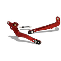 Leviers Cnc Racing Pec03 Hypermotard 950 Rouge