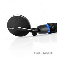 Db Race Right Curved Mirror Matte Carbon Twill Blue