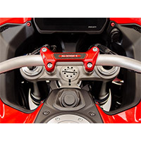 DBK MTSV4ハンドルバークランプレッド - img 2