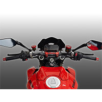 Bloque de Manillar Dbk SFV2 MY 2025 rojo - img 2