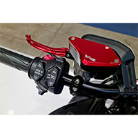 Cnc Racing Diavel V4 Oil Reservoir Caps Red - 2