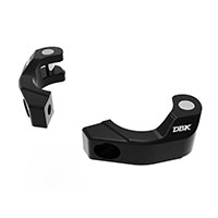 Dbk Panigale V2 25 Racing Handlebar Clamps Black