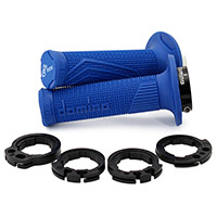 Domino D100 D-lock Lock On Grips Blue