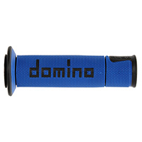 Poignées Domino A450 bleu rouge