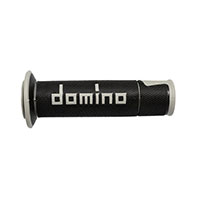 Poignées Domino A45041C Racing noir jaune