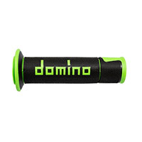 Coppia Manopole Domino A45041c Racing Nero Verde