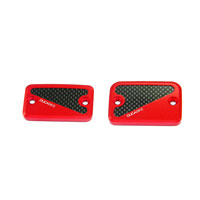 Ducabike Fluid Tank Caps Ducati Scramble Red