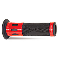 Puños Progrip 728 Open End Aluminium Ring rojo