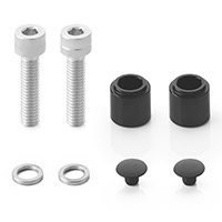 Rizoma Naked Bsn905 Mirror Adapters Silver