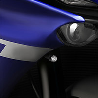 Par de espejos retrovisores Rizoma Stealth YZF R1 gris - 4