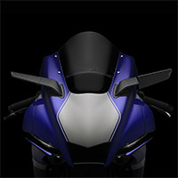 Rizoma ステルス ミラー ペア YZF R1 グレー - 3