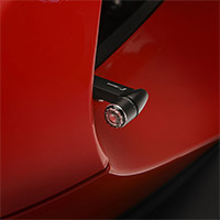 Rizoma Stealth Mirrors Pair Panigale V4 Black - 4