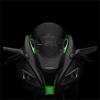 リゾマ ステルスミラー ペア Ninja ZX-10R シルバー - 3