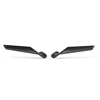 Rizoma Stealth Mirrors Kawasaki Zx-4rr Black