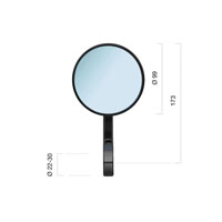 Rizoma Mirror Eccentrico Black - 3