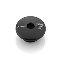 Rizoma Engine Oil Filler Cap Tp043a Black For Triumph