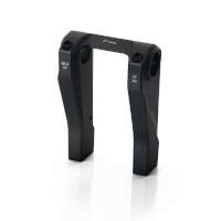 Rizoma Raised And Swept-back Risers Black - 2