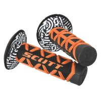 Boutons Scott Diamond Orange Noir