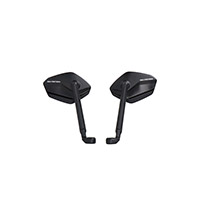 Espejos Sw Motech Set Sport Short negro