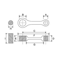 Prox Connetting Rods Ktm Exc 450 - 525 03/07 Beta Rr 450 - 525 05/09