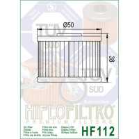 Filtro de Aceite HI-FLO HF112 - img 2